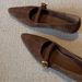 Chuyuji Fahion Pointed Toe Retro Suede Chunky Heel Mary Jane For Women Veratile Solid Color Strap Mid-Heel Single_vogvips.com