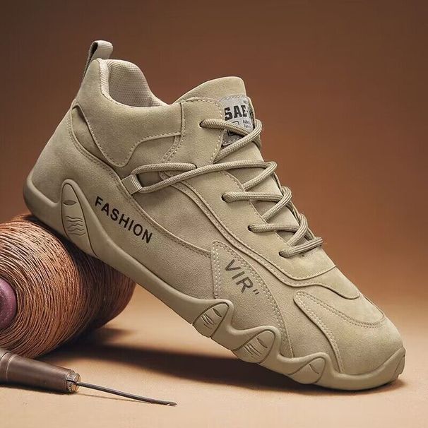 Labor Protection Shoes Men's Shoes Spring New Breathable Plate Shoes Men Site Work Shoes Non-slip Movement Casual Board Shoes_vogvips.com