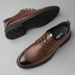Regal Footwear Large Size 48 Business Casual Leather For Men Thick Sole Youth Professional Work Suit All Seasons Cowhide Men's Shoes_vogvips.com