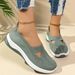 Dropshipping Cross-Border Trade Women's Casual Mom Sock Mesh Shoes Soft Sole Sneakers Women_vogvips.com