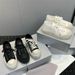 2026 New Cross-Strap Thick-Soled Canvas Summer Cowhide Night Meteor Shoes, Black And White Contrast Casual Dirty Shoes_vogvips.com