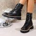 2025 New Autumn British Style White Thick-Soled Martin Motorcycle For Petite Women, Lace-Up Slimming Short Boots_vogvips.com