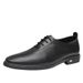 Men's Soft-soled White Formal Leather Shoes, Wind Work Men's Shoes_vogvips.com