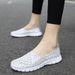Summer New Knitted Large Women's With Hollow Out Elasticity Lazy One Step Korean Edition Fashionable Breathable Single D6b_vogvips.com