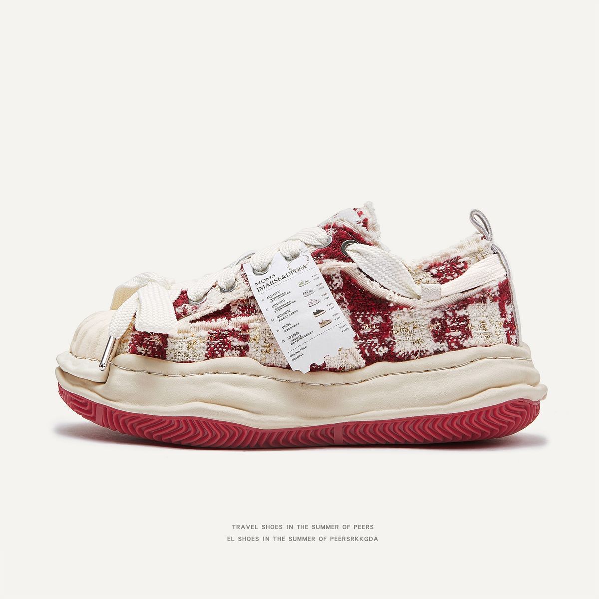Platform elevating men's shoes Fashion shoes for men and women couples shoes_vogvips.com