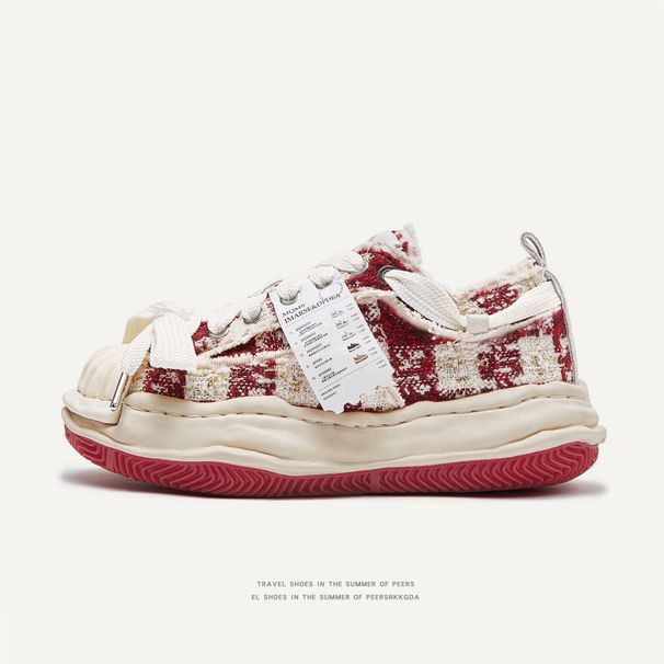 Platform elevating men's shoes Fashion shoes for men and women couples shoes_vogvips.com