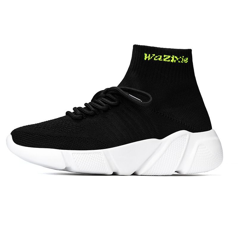 New New Casual For Men, Trendy And Versatile, Lightweight Fly-Knit Sock S, Cross-Border New Sports_vogvips.com