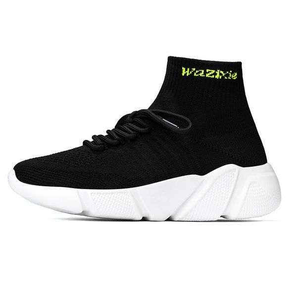 New New Casual For Men, Trendy And Versatile, Lightweight Fly-Knit Sock S, Cross-Border New Sports_vogvips.com