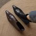 Women's Winter Pointed Toe Ankle Boots Chunky Heel Plus Size Elastic Slimming Low Heel New Style_vogvips.com