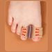 Silicone Toe Separator – Dual-Hole Bunion Corrector For Overlapping Toes & Hallux Valgus (Skin Tone, S/L Sizes, All-Season Comfort)_vogvips.com
