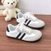 Women's German Training 2026 Summer New Model Flat Low-top Sports Sneakers Versatile Casual Student White Shoes_vogvips.com