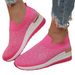 Orange Rhintone Casual Sneakers Breathable Wedge Women Lightweight Slip On 2024 New Comfortable Spring Mh Sports_vogvips.com