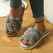 New Four Seasons Cozy Plush House Slippers Cotton Linen Comfortable Indoor Shoes For Women Men Non-Slip Fashion Sandals_vogvips.com