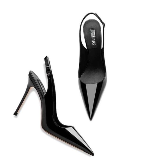 2025 Summer New Women's Shoes, High Heels, Soft Leather, Nude Color, Hollow Sandals, New Style, Thin Heel Strap, One Piece_vogvips.com