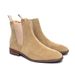 New Fashion Brown Retro Frosted Chelsea Boots Men's Pointed Toe Retro Boots British Men's Boots Short Boots Leather Boots_vogvips.com