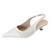 F8688-17 Pointed High Heels Closed Toe Sandals Fairy 2025 New Spring Summer French Style Elegant Single Shoes_vogvips.com
