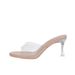 2025 New Product Slim Sandals, Simple Crystal Transparent Women's High Heel Slippers, Sexy And Fashionable, Outgoing_vogvips.com