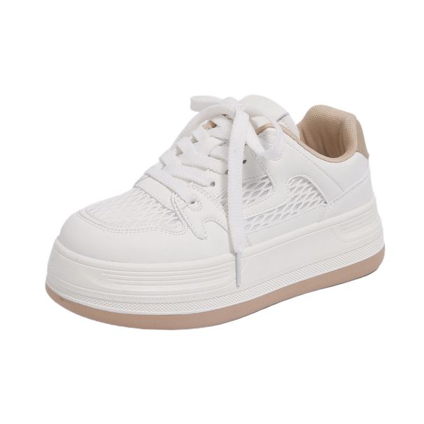 Little White Shoes Female And Female Students Platform Sports Versatile Board Shoes Street Shooting_vogvips.com
