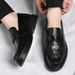 Leather Shoes Men In Summer 2025, New Style With Hollow Out Casual Design. Breathable And Lazy, Suitable For Young_vogvips.com