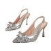 Cross-border Foreign Trade Fairy-style Rhinestone Elegant Closed-toe Sandals, 2026 Summer New Versatile Chunky Heel_vogvips.com