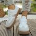 Plus-size Women's German Training Shoes 2025 Spring And Autumn New Flat White Shoes Classic Casual Sports Sneakers Women's Single Shoes_vogvips.com
