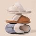 New Thick And Warm Indoor Home Furry Cotton Slippers For Postpartum Use_vogvips.com