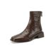 Mid-thick-heeled Women's Autumn And Winter Fleece Boots 2026 New Style Martin Boots_vogvips.com