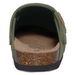 Asgard Women's Genuine Leather Clogs Soft Cork Footbed Cow Suede Mules With Adjustable Strap Fashion Comfort Slip On_vogvips.com
