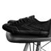 Feiyue Canvas Shoes For Men And Women, Spring And Summer, Black Open-Toe Shoes, Small Black Shoes, Dafu Feiyue Women's Shoes 621_vogvips.com
