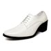 Plus Size 38-46 Chunky Heel Height Increasing 2025 Spring Autumn New Business Casual Leather Shoes_vogvips.com