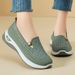 Women's Versatile Spring New One Foot Cloth Shallow Mouth Lazy Lightweight Mom Shoes, Single Shoes_vogvips.com