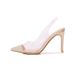 French-style 2025 New Model Stiletto High-heeled Sandals With A Fashionable Elegant Design, Open Back, Diamond_vogvips.com