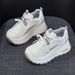 Thick-soled White Sneakers For Petite Women, 2026 Spring New Popular Casual Fashion Versatile Height-increasing Women's_vogvips.com
