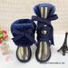 High Tube Sheepskin Snow For Women, Fleece-Lined And Thickened Cotton Shoes, 2025 New Winter Women's Leather Waterproof_vogvips.com