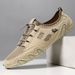Breathable Men's Casual Sports Shoes Large Size Sewn Leather Mesh Shoes Korean Version Trendy Men's Shoes_vogvips.com