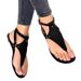 2025 Summer Women's Toe New Large Flat Sandals_vogvips.com