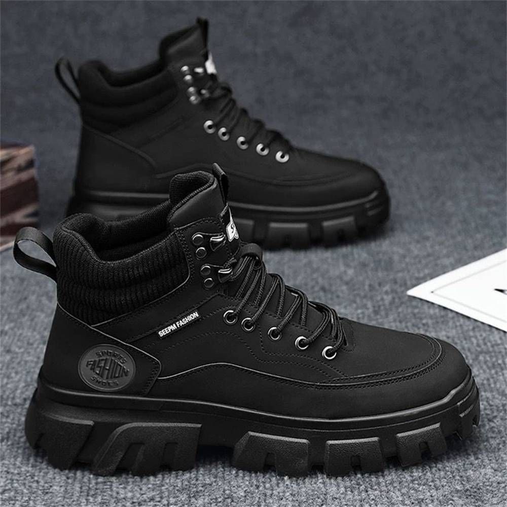 New Men's British Style Work Dress Motorcycle Mountaineering Casual Shoes Fashion 39-44_vogvips.com