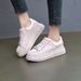Women's Fashion Low-Top Sneakers With Crystal Rhinestones, Sweet Style Platform Casual Shoes - Comfortable, Lightweight & Versatile_vogvips.com