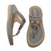 923-4 Spring Summer 2025 New Lightweight Comfortable Flat For Women Casual Fashion Beach Large Size Sandals_vogvips.com