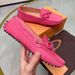Dou TOD * Summer Versatile Small For Women Butterfly Knot Matte Leather Le Fu British Flat Single Shoes_vogvips.com
