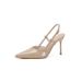 Baotou Sandals Women's 2025 Spring New Pointed Fairy Style Elegance Naked Color Back Hollow One Line Buckle Strap Thin_vogvips.com