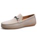 Leather Anti-velvet Leather Beanie Shoes Men's Casual Shoes Driver Shoes Large Size_vogvips.com
