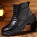 European Warm Series Martin Autumn Winter 2025 Fleece Lined Warm Trendy Mid-Cut Men's Boots_vogvips.com