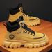 European Warm Series Martin High Top Work Yllow Mn's Flc-Lind Cotton Shos Thick-Sold Outdoor Watrproof Lathr Boots Wintr Nw_vogvips.com