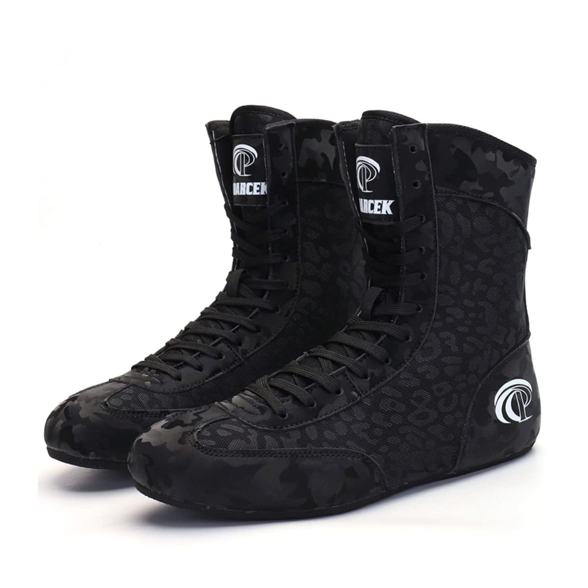 Mens Womens Boxing Shoes, High Top Wrestling Shoes For Fighting Competition Fitness Breathable Youth Powerlifting Bodybuilding Boots_vogvips.com