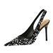 Elegant Women's Pointed Toe Stiletto Heels With Sequins And Cut-Out Design For Evening Parties - Available In Silver, Gold, Green, And Black_vogvips.com