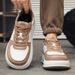 Extra-Wide 4E Width Shoes, Size 48 Extra-Large Sneakers, Autumn Winter Leather Waterproof Casual Shoes For Men With Wide_vogvips.com