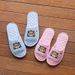 Cotton Fabric Capybara Couple Slippers For Men And Women, Home Indoor Thickened Three-layer Non-slip Silent Floor Slippers_vogvips.com