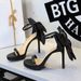 7251-H102M European And American Style High-d Panna Pattern Op-toe Ultra-high Heel Platform Bow Sexy Sandals For_vogvips.com