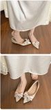 Pointed Single Shoes Women's Flat Bottom Shallow Mouth Temperament Versatile Soft Sole Ladyshoes_vogvips.com